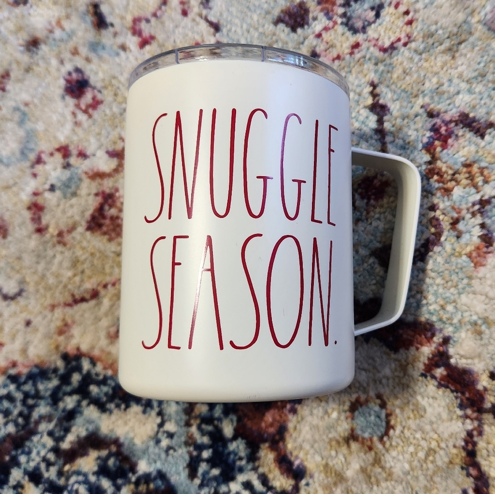 Rae Dunn "Snuggle Season" Insulated Stainless Steel Mug